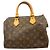 Borsa Louis Vuitton Monogram Speedy 25 Marrone