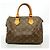 Borsa Louis Vuitton Monogram Speedy 25 Marrone - vista 11