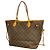 Borsa Tote Louis Vuitton Monogram Neverfull MM Marrone