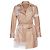 Gabardina Christian Dior Galliano Cuero Beige SS06