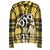 Christian Dior Mohair-Pullover mit Karomuster und Skull-Print