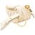 Miu Miu Matelassé Portachiavi Accessorio Charm Marrone Beige - vista 6