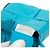 Borsa a tracolla Bottega Veneta Maxi Intrecciato Candy Cassette Blu Turchese - vista 6