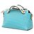 Bolsa Mini By The Way Fendi Gingham Check Branco Azul - vista 2
