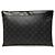 Louis Vuitton Monogram Eclipse Pochette Discovery Clutch Bag Noir