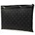 Louis Vuitton Monogram Eclipse Pochette Discovery Clutch Bag Noir - vue 2