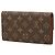 Louis Vuitton Monogram Portefeuille Sarah Long Wallet Marrone - vista 2