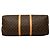 Louis Vuitton Monogram Keepall Bandoulière 60 Tasche Braun - Ansicht 3