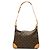 Borsa a tracolla Louis Vuitton Monogram Boulogne 35 Marrone