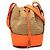Borsa Loewe Anagram Balloon in Neon Orange Arancione