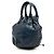 Balenciaga Classic Mini Pom Handtasche Marineblau - Ansicht 2