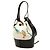 Borsa Loewe Anagram Balloon Nero Multicolore Crudo - vista 2