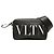 Bolsa de Ombro Valentino Rockstud VLTN Logo Preto