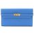 Hermès Hermes Kelly Long Geldbörse in Blue Paradise Blau