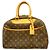 Borsa Louis Vuitton Monogram Deauville Marrone