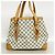 Borsa Tote Louis Vuitton Damier Azur Hampstead MM Bianco - vista 12