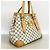 Borsa Tote Louis Vuitton Damier Azur Hampstead MM Bianco - vista 2