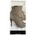 Giuseppe Zanotti Stivaletti aperti in tela kaki con lacci - vista 7
