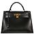 Hermès Hermes Kelly Sellier Box Calf Schwarz