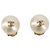 Chanel CC Clip On Faux Pearl Embellished Metal D'oro