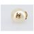 Chanel CC Clip On Faux Pearl Embellished Metal D'oro - vista 3
