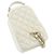 Mini mochila Chanel Matelasse con cadena Blanco - vista 9