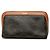 Céline Celine Triomphe Small Cosmetic Pouch Handbag Marrone