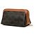 Céline Celine Triomphe Small Cosmetic Pouch Handbag Marrone - vista 2