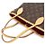 Bolsa de mão Louis Vuitton Monogram Neverfull PM Marrom Rosa - vista 6