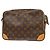 Borsa a tracolla Louis Vuitton Nil Monogram Canvas Marrone - vista 2