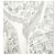 Hermès Carré 140 Nouvelle Cité Cavalière Sciarpa Cashmere Grigio Rosa Bianco - vista 2