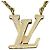 Collana placcata oro Louis Vuitton D'oro