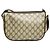 Borsa a tracolla Gucci in PVC beige - vista 2