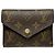 Louis Vuitton Portefeuille Victorine Tri-fold Wallet Marrone Monogramma