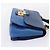 Miu Miu Madras Top Handle Leather Small Azul marinho - vista 4