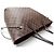 BORSA A MANO LOUIS VUITTON NEVERFULL TOILE DAMIER EBENE CABAS N40599 Marrone - vista 5