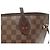 BORSA A MANO LOUIS VUITTON NEVERFULL TOILE DAMIER EBENE CABAS N40599 Marrone - vista 6