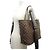 BORSA A MANO LOUIS VUITTON NEVERFULL TOILE DAMIER EBENE CABAS N40599 Marrone - vista 8
