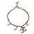 NUOVO BRACCIALE CHANEL LOGO CC STRASS E PERLE 2019 17-19CM METALLO DORATO BANGLE D'oro - vista 4