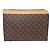 NUOVA LOUIS VUITTON POCHETTE JOUR TOILE MONOGRAM M82540 POUCH BAG Marrone