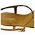 Chanel Logo T-Strap Flat Sandals in Tan Leather Brown Beige - view 11