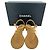 Chanel Logo T-Strap Flat Sandals in Tan Leather Brown Beige - view 14