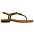Chanel Logo T-Strap Flat Sandals in Tan Leather Brown Beige - view 6