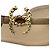 Chanel Logo T-Strap Flat Sandals in Tan Leather Brown Beige - view 8