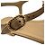 Chanel Logo T-Strap Flat Sandals in Tan Leather Brown Beige - view 9