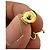 Orecchini Hermès 18K Kelly Chaine Drop in metallo dorato D'oro - vista 11
