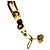Orecchini Hermès 18K Kelly Chaine Drop in metallo dorato D'oro - vista 13