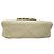 Timeless Chanel Mini Square gesteppte Clutch aus elfenbeinfarbenem Leder Weiß Roh - Ansicht 6