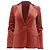 Autre Marque  Frame Single-Breasted Blazer in Rust Orange Cotton