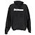 Balenciaga Logo Destroyed Hoodie aus schwarzer Baumwolle